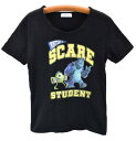 Disney モンスターズインク プリント半袖Tシャツ M 黒×青×緑 ■激安 5400円以上ご購入で送料無料【BIG2nd大阪店】【170404】古着【中古】【レディース】 メール便可【s50】