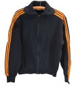 adidas 60-70年代 旧西ドイツタグ デサント製 無地ジャージ トラックジャケット 2 ○ 5400円以上ご購入で送料無料【BIG2nd大阪店】【170615】古着【中古】【メンズ】【s30】