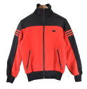 adidas アディダス デサント社 スポーツ ジャージ ジップ ジャケット 140cm 赤 ♭激安 5400円以上ご購入で送料無料【BIG2nd大阪店】【170627】古着【中古】【キッズ】【s50】