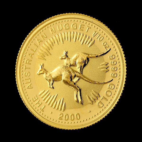 【楽天市場】カンガルー金貨 1/10オンス 2000年製オーストラリアパース造幣局発行 純金のゴールド コインは、普遍的な価値があります