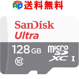 連続ランキング1位獲得！microSDXC 128GB マイクロsdカード サンディスク SanDisk UHS-I R___100MB/s U1 Class10 Nintendo Switch動作確認済 海外パッケージ SDSQUNR-128G-GN3MN 送料無料