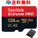  |Cg2{ microsdJ[h 128GB SanDisk TfBXN microSDXC UHS-I U3 V30 4K Extreme Pro HD AvœK Rated A2Ή R:170MB s W:90MB s pSDA v^[t COpbP[W  