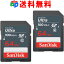 お買得2枚組 SDXC カード 64GB SDカード サンディスク SanDisk Ultra 100MB/S UHS-I class10 SDSDUNR-064G-GN3IN 送料無料 SASD64G-UNR-2SET