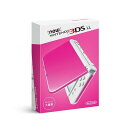 【即納★新品】Newニンテンドー3DS LL本体 ピンク×ホワイト(RED-S-PAAA)【数量限定3DSカード収納ケースプレゼント!】