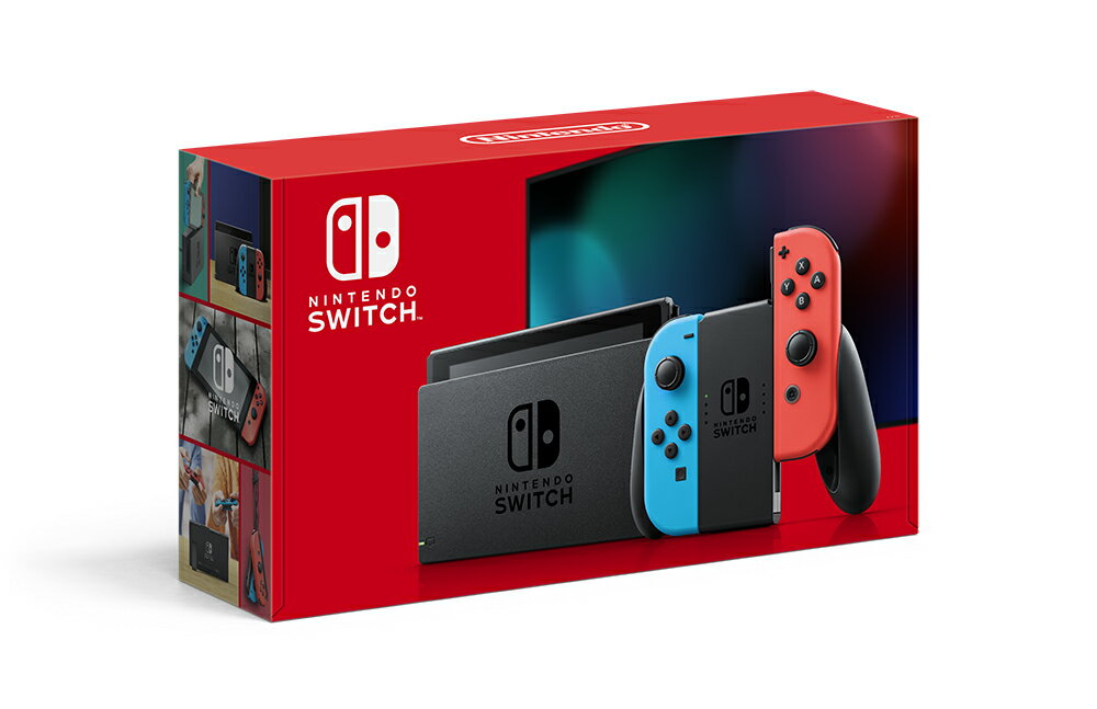 【即納★新品】NSW 新型 Nintendo Switch Joy-Con(L) ネオンブルー/(R) ネオンレッド(本体)【2019年08月30日発売】