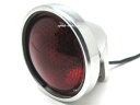 【在庫有 即納】【送料無料】Nice!Motorcycle ROUND TAIL LAMP(ナイスモーターサイクルラウンドテールランプ)ビンテージヴィンテージアメリカンカフェレーサーバイクバイカーカスタム改造交換パーツ丸テールフリスコ汎用シルバーアメリカンオンロードオートバイ自動二輪車