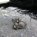 Arrow×Sheriff Star Ring by Cody Sanderson (コディ・サンダーソン作 アロー シェリフスター リング)ナバホ族navajoインディアンジュエリーネイティブアメリカンアンティークアクセサリーメンズindian jewelry指輪シルバー伝統工芸品