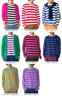 ボーダーロンT長袖Tシャツ