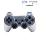 新品☆海外製 PS2コントローラー 銀/シルバー