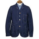 FREEWHEELERS フリーホイーラーズ CONDUCTOR JACKET LATE 1800s STYLE WORK CLOTHING UNION SPECIAL OVERALLS INDIGO WABASH STRIPE