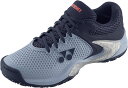 【ラッキーシール対象】Yonex(ヨネックス)テニスシューズ(レディース オールコート用テニスシューズ) パワークッションエクリプション 2 L AC グレー×ペールグリーンSHTE2LACライトブルー