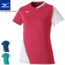 MIZUNO ミズノ バドミントン ウェア ゲームシャツ 半袖シャツ レディース 女性用 72MA0201 【1枚までメール便OK】