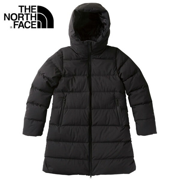 THE NORTH FACE/ ザ・ノースフェイス ウインド ストッパー ダウン シェル コート ジャケット レディース NDW91864 ブラック アウター アウトドア 防寒 冬