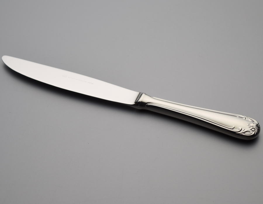 ALFACT／フランシア　テーブルナイフ（最中柄）鋸刃付（名入れ無料）【日本製／カトラリー…...:spoon:10000088