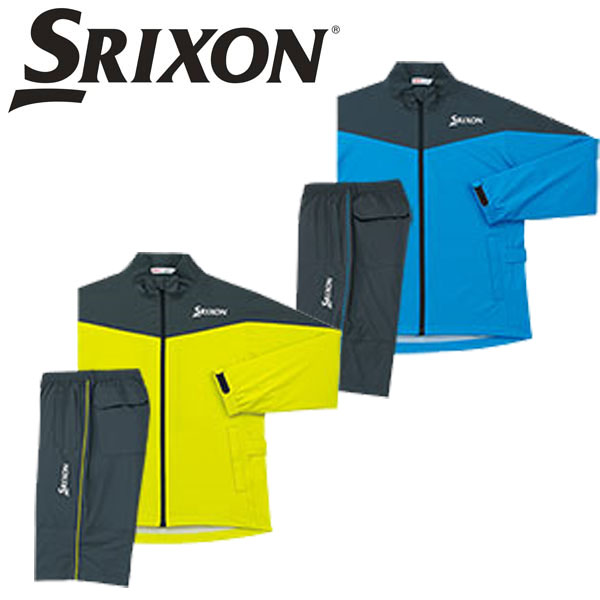 DUNLOP SRIXON ゴルフ メンズ レインウェア 上下セット （ジャケット + パンツ） SRM9000 / ダンロップ スリクソン