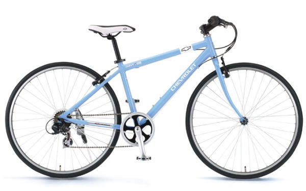 【在庫僅少】シボレー AL-CRB7006 クロスバイク 6段変速自転車 ブルー【お客様組立品】