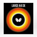 バタフライ Butterfly ラージボール卓球ラケット用ラバー LARGE ラージ44DX 00370 表ソフト レッド