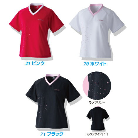 ニッタク Nittaku 卓球ウェア ジュエルTシャツ NX-2065 女子用レディースシャツ【16%OFF】日本製