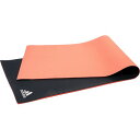 adidas アディダス フィットネス ヨガマット 両面 6mm レッド/グレー ADYG10640 RDGR