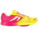 NEWTON ニュートン ランニングシューズ レディース ディスタンス Womens Distance 7 W000618 Pink/Yellow