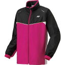 YONEX ヨネックス バドミントン UNI 裏地付ウインドウォーマーシャツ ジャケット 70058 123 ローズピンク