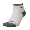【ネコポス対応】MIZUNO ミズノ ショートソックス(ユニセックス) 62JX0001-01(ホワイト) 2020年春夏モデル!!