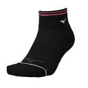 【ネコポス対応】MIZUNO ミズノ ショートソックス(ユニセックス) 62JX0001-09(ブラック) 2020年春夏モデル!!