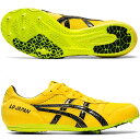 アシックス 陸上スパイク オールウェザー専用 LD-JAPAN 中長距離 TTP503-750タイチイエロー×ブラック 1500m~10000m(沖縄・離島は送料別途)