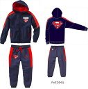 PUMA プーマ キッズ ジャージ 上下セット スーパーマン コラボ パーカー パンツ セットアップ 子供用 スウェットジャケット スウェットパンツ スポーツウェア 子供服 キッズウェア ベビーウェア ベビー服 スウェット上下 スウェットシャツ 838808/838806★9600