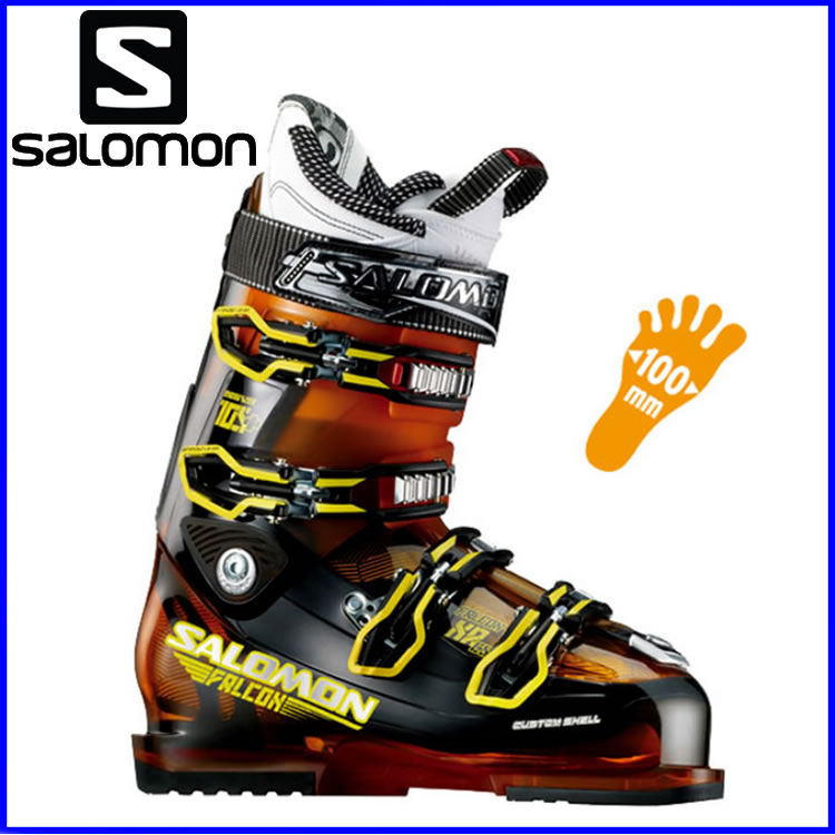 ☆2013サロモン スキーブーツFALCON XR CS JP オレンジ/ブラック25.5cm〜27.5cm  SALOMON　ファルコンXR 2013年　新作送料無料！！