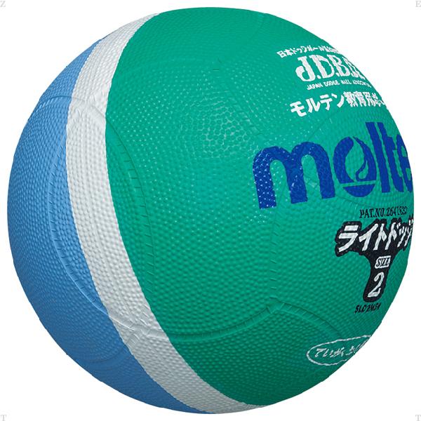 モルテン（Molten）ハンドドッチボールライトドッジボール2号 緑xサックスSLD2MS…...:sportsaomori:10462809