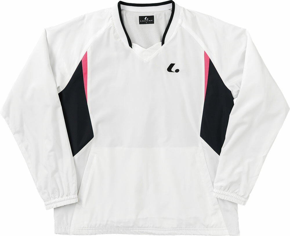 LUCENT（ルーセント）テニスユニセックス　ウィンドウォーマートレーナー　ホワイトXLT5170の画像