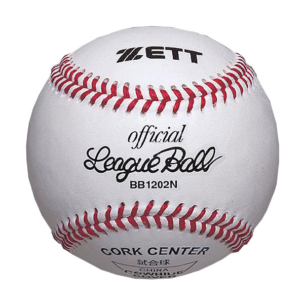 ZETT（ゼット）野球＆ソフト硬式野球用ボール　高校試合球（1ダース）BB1202Nの画像