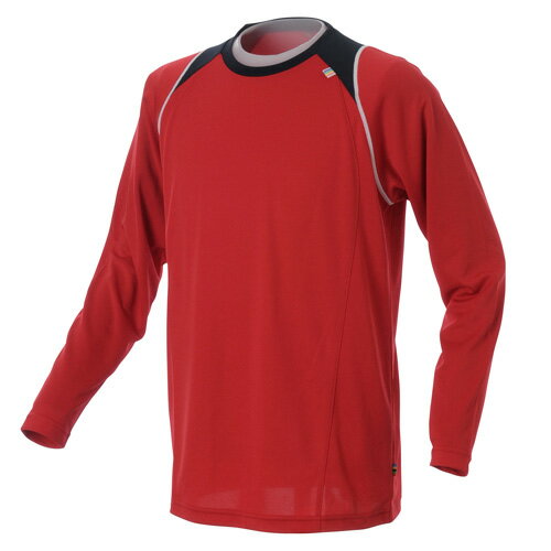 SPORTS AUTHORITY（スポーツオーソリティ） ランニングアパレル メンズ 長袖Tシャツ レッド F11-56-066 RED