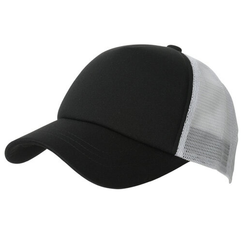 【セール】Sports Authority アクセサリー 帽子 ジュニア メッシュキャップ ブラック×ホワイト S10-61-006 BK/WH