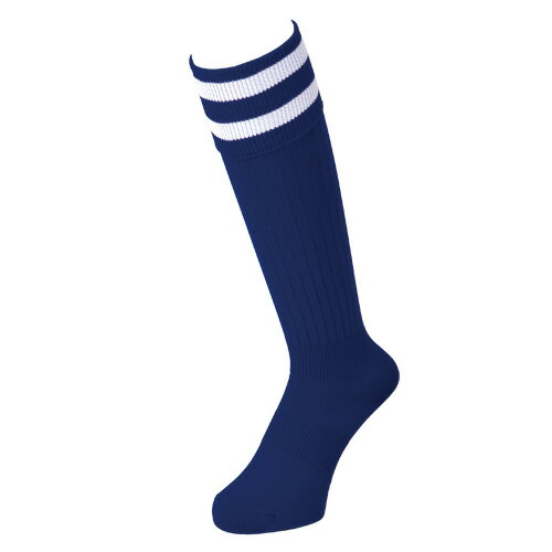 s.a.gear（エスエーギア） サッカー ソックス 靴下 ジュニア ライン ストッキング 20〜22cm ブルー×ホワイト S11-51-007 BUWH 2022