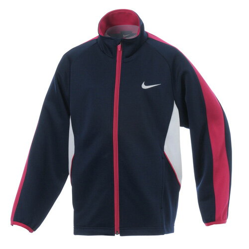 NIKE（ナイキ） トレーニングアパレル ジュニア ウォームアップ ジャケット ネイビー／ピンク 476842 452