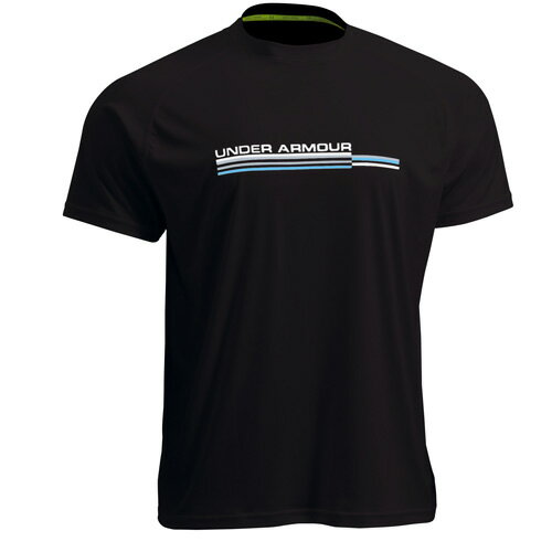 UNDER ARMOUR（アンダーアーマー） ヒートギア メンズ UA カタリストSS UNDER ARMOUR Tシャツ ブラック 2012春夏 MTR4897 BLK