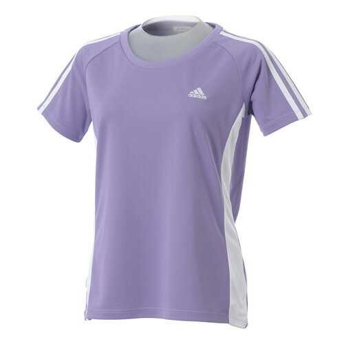 adidas（アディダス） トレーニングアパレル レディース CL S／S SET1 Tシャツ スーパーパープル TQ778 W58442