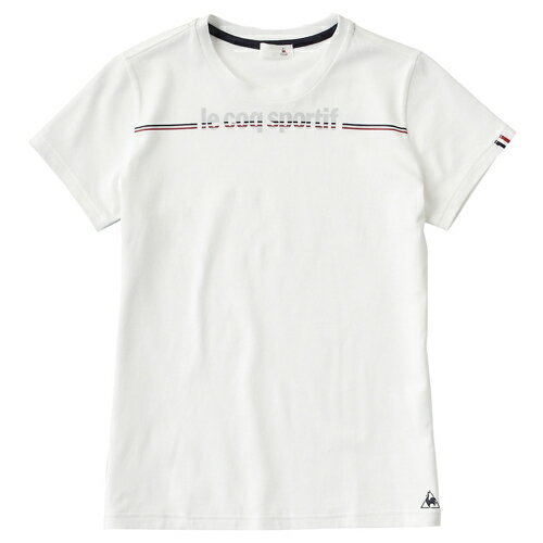 le coq（ルコック） トレーニングアパレル レディース 半袖シャツ ホワイト 2012春夏 QB-035121 WHT