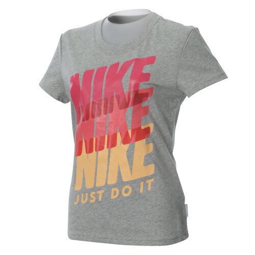 NIKE（ナイキ） トレーニングアパレル レディース DRI−FIT NIKEリピート S／S Tシャツ ダークグレーヘザー 2012 466724 063