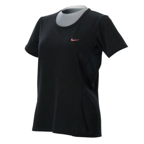 NIKE（ナイキ） トレーニングアパレル レディース DRI−FIT カラーブロック S／S Tシャツ ブラック 2012 512771 010