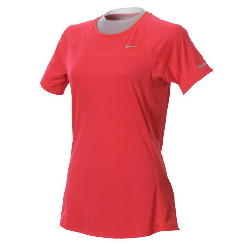 NIKE（ナイキ） ランニングアパレル レディース ショートスリーブTシャツ DRI−FIT マイラーS／Sトップ レッド 2012 405405 617