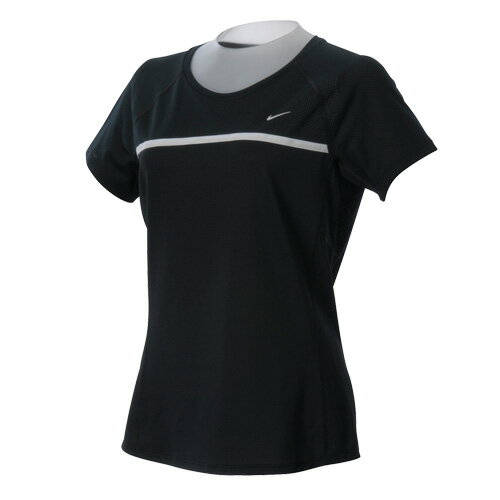 NIKE（ナイキ） ランニングアパレル レディース ショートスリーブTシャツ スフィアドライ S／Sトップ ブラック 2012 451443 010