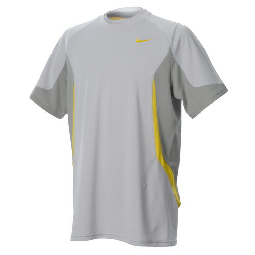【セール】NIKE（ナイキ） トレーニングアパレル メンズ Tシャツ チームDRI−FIT S／Sカラーブロックトップ ニュートラルグレー 2012 477531 011