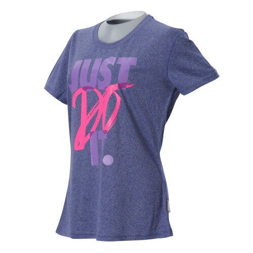 NIKE（ナイキ） トレーニングアパレル レディース DRI−FIT フラッシュバック S／S Tシャツ ニューオーキッドヘザー 502602 509