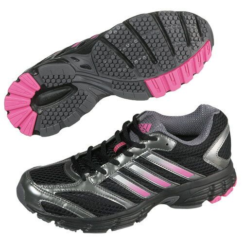 adidas（アディダス） ランニングシューズ レディース バンキッシュ 5 ブラック／ピンク 2012 V22746