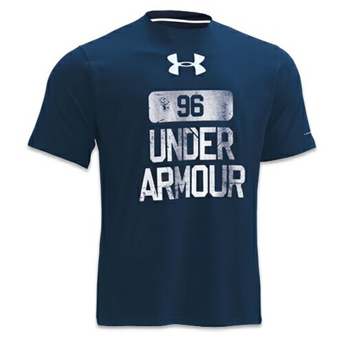 UNDER ARMOUR（アンダーアーマー） ヒートギア メンズ 半袖Tシャツ UA チャージドコットンHGグラフィックSS 96 ネイビー 2012 MTR4900 MDN