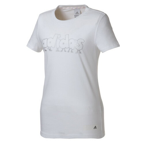 adidas（アディダス） トレーニングアパレル レディース 半袖Tシャツ GリニエイジTシャツ ホワイト RB768 W69571