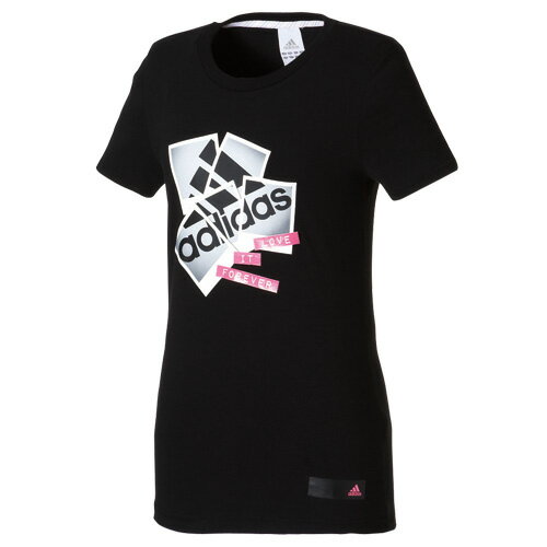 adidas（アディダス） トレーニングアパレル レディース 半袖Tシャツ ブラック 2012 RB773 W69557